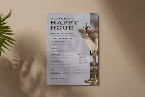 CH Happy Hour Flyer