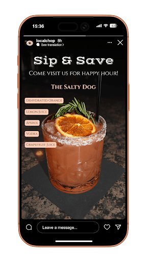 CH Happy Hour Story Highlight